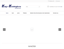 Tablet Screenshot of ladyoglandstrykeren.com